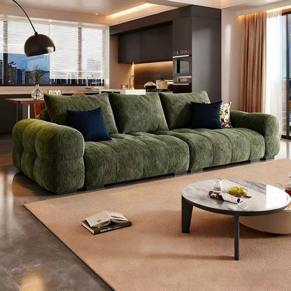 2026 New Living Room Chenille Light Luxury Minimalist Small Apartment Cream-Style Small Sofa Living Room Fabric Sofa