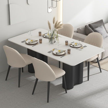 Coffee table, home dining table chair, stone plate dining table rack, table legs, stainless steel living room table, light luxury dining table and chairs