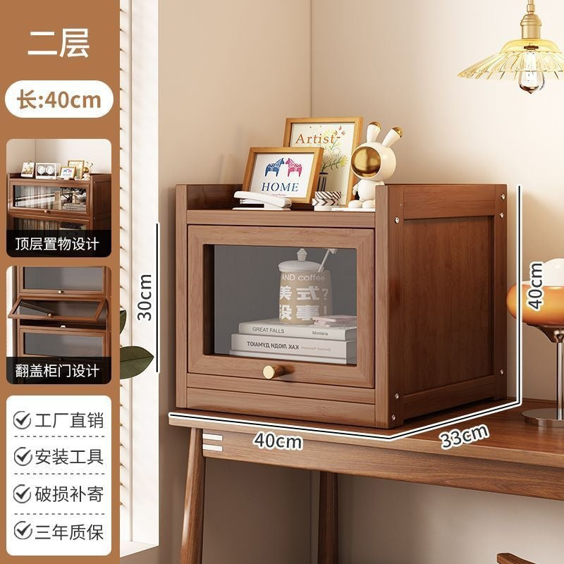 Nanzhu Bookshelf, Floor-standing Storage Rack, Bookcase, Home Living Room Simple Student Storage Cabinet, Storage Cabinet