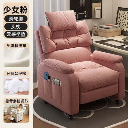 Space capsule sofa chair, bedroom, balcony rockable, and rotating single sofa, 2026 new electric reclining nail sofa