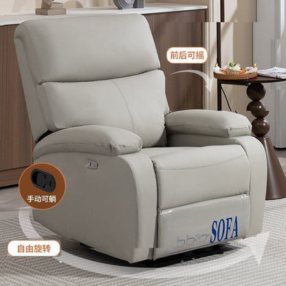 Space capsule sofa chair, bedroom, balcony rockable, and rotating single sofa, 2026 new electric reclining nail sofa