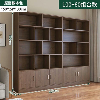 Home floor-standing bookshelf living room storage open storage cabinet office document freely combined cubital cabinet