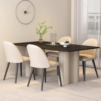 Coffee table, home dining table chair, stone plate dining table rack, table legs, stainless steel living room table, light luxury dining table and chairs