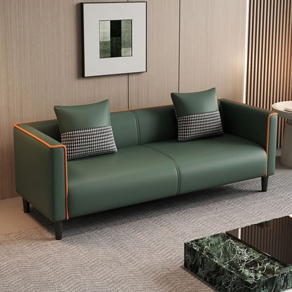 New living room sofa, minimalist modern tech fabric sofa, beauty salon rental small unit cat paw leather sofa
