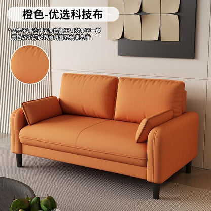 Double small apartment sofa, living room, apartment for rent, clothing store, beauty salon, office, lounge area, fabric sofa