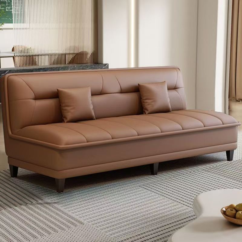 Internet-famous sofa bed, modern three-fold folding sofa bed, integrated dual-purpose cat-scratching leather sofa, simple living room sofa bed