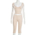 Women’s lightweight spring summer sexy tight backless short top by Pear Daisy, featuring a low collar and stylish design.