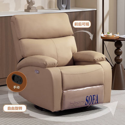 Space capsule sofa chair, bedroom, balcony rockable, and rotating single sofa, 2026 new electric reclining nail sofa