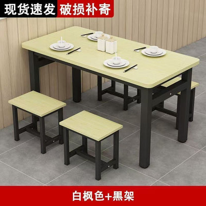 Commercial dining tables, cafeteria tables and chair combinations, rental rooms, fast food, restaurants, snack shops, breakfast shops, noodle halls, dining tables