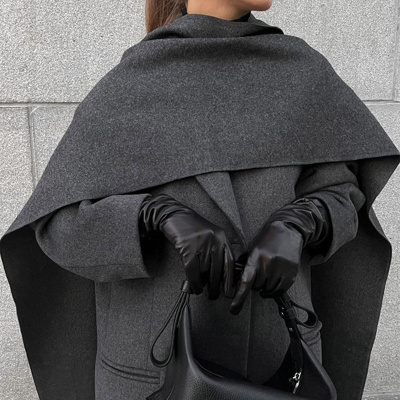 Carmine Juneberry Urban Drape Wool Coat in 25 Edition, stylish jacket with a tailored fit and classic design for cold weather.