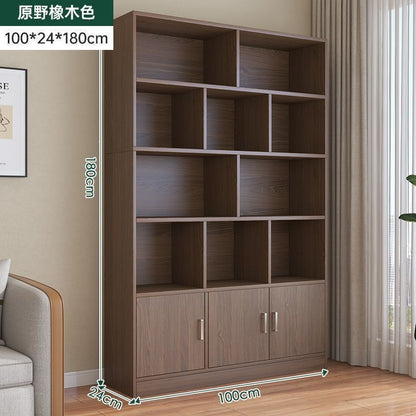 Home floor-standing bookshelf living room storage open storage cabinet office document freely combined cubital cabinet