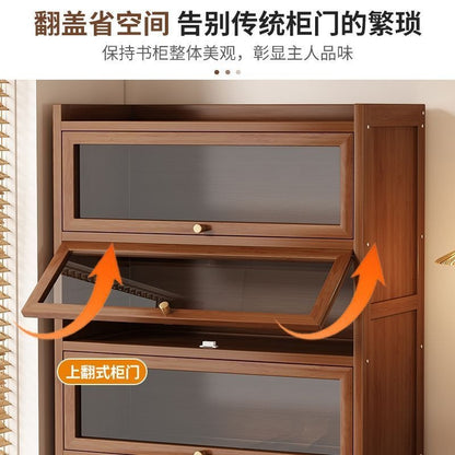 Nanzhu Bookshelf, Floor-standing Storage Rack, Bookcase, Home Living Room Simple Student Storage Cabinet, Storage Cabinet