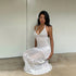 Start2Finish solid color sexy knitted beach cover-up with hollow out cutout, perfect as a stylish swimwear addition.