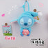 Vinyl Stitch Keychain Pendant by Rose Sand Brier featuring a sleepy-themed design, made of colorful vinyl material.