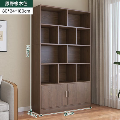 Home floor-standing bookshelf living room storage open storage cabinet office document freely combined cubital cabinet