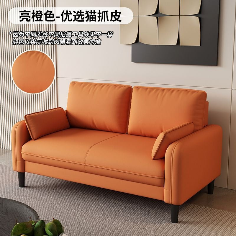 Double small apartment sofa, living room, apartment for rent, clothing store, beauty salon, office, lounge area, fabric sofa