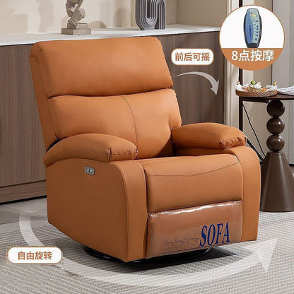 Space capsule sofa chair, bedroom, balcony rockable, and rotating single sofa, 2026 new electric reclining nail sofa