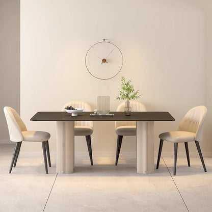 Coffee table, home dining table chair, stone plate dining table rack, table legs, stainless steel living room table, light luxury dining table and chairs