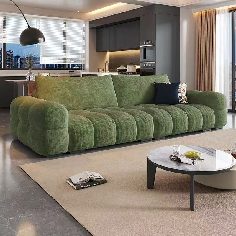 2026 New Living Room Chenille Light Luxury Minimalist Small Apartment Cream-Style Small Sofa Living Room Fabric Sofa
