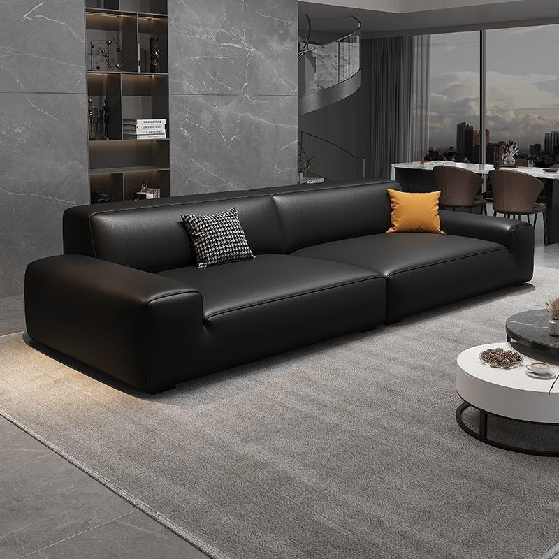 Daheiniu sofa living room sofa, light luxury modern minimalist sofa, cat-flawed leather sofa, living room office sofa