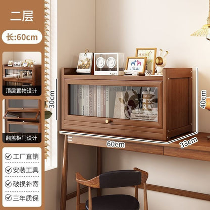 Nanzhu Bookshelf, Floor-standing Storage Rack, Bookcase, Home Living Room Simple Student Storage Cabinet, Storage Cabinet
