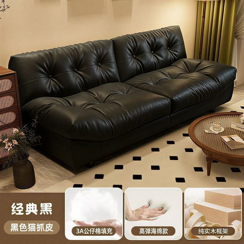 Yunduo sofa small apartment for home use, two-person internet-famous fully renovated rental apartment, straight row 2026 fabric sofa living room