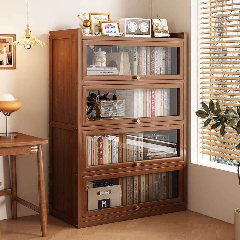 Nanzhu Bookshelf, Floor-standing Storage Rack, Bookcase, Home Living Room Simple Student Storage Cabinet, Storage Cabinet