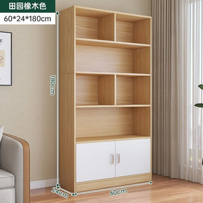 Home floor-standing bookshelf living room storage open storage cabinet office document freely combined cubital cabinet