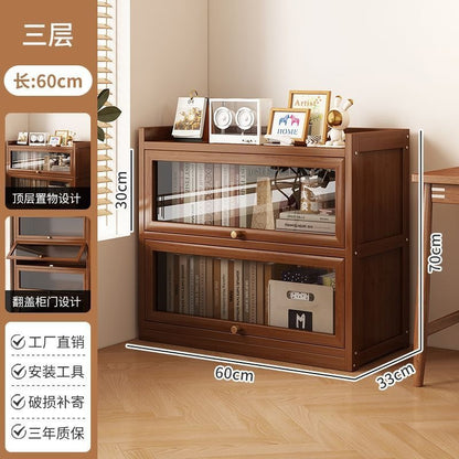Nanzhu Bookshelf, Floor-standing Storage Rack, Bookcase, Home Living Room Simple Student Storage Cabinet, Storage Cabinet