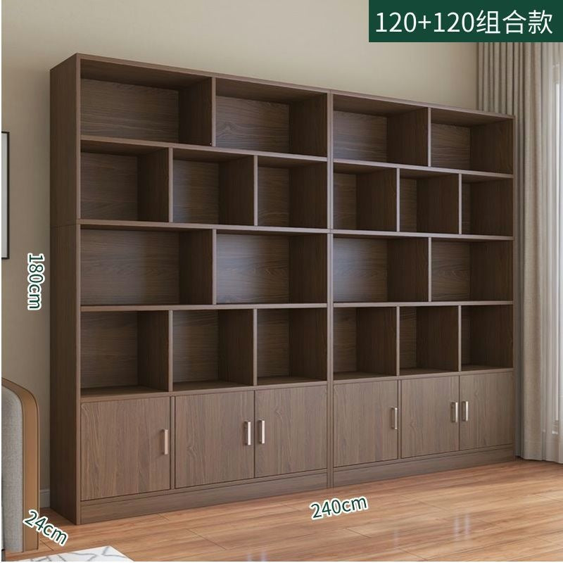 Home floor-standing bookshelf living room storage open storage cabinet office document freely combined cubital cabinet