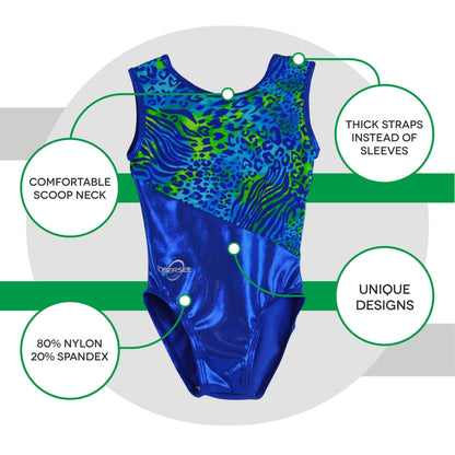 Green leopard print Obersee girls&