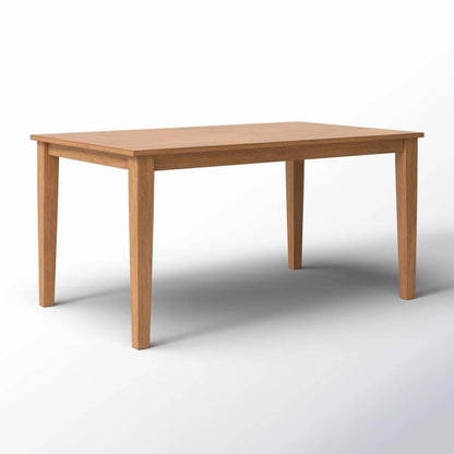 Modern Farmhouse 36 x 60 inch Rectangular Dining Table in Oak Wood Finish