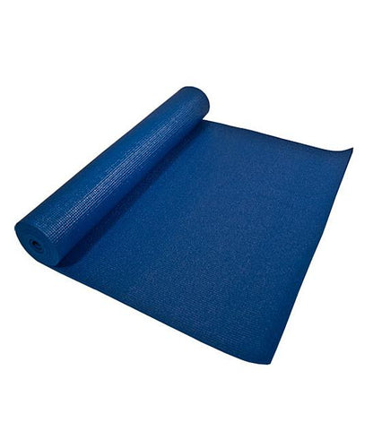 Royal blue OMSutra Studio Yoga Mat 6mm Deluxe by Alabaster, textured surface with durable, non-slip design for comfortable practice.