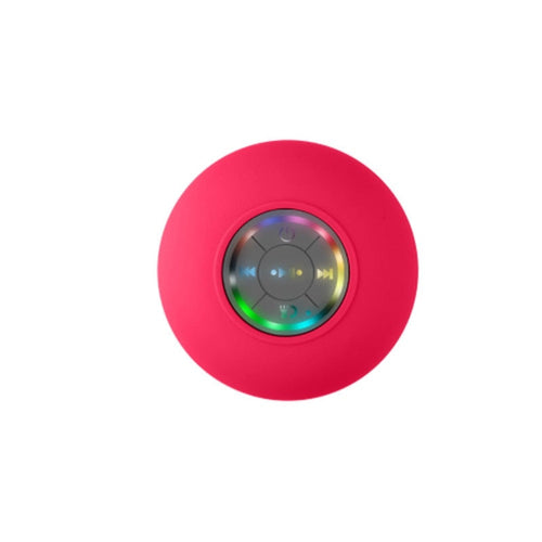 Mini waterproof RGB Bluetooth speaker by Yellow Pandora, showing colorful LED lighting and compact design for portable audio.