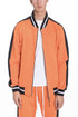 Lime Milo heavy weight solid track jacket for activewear, featuring a comfortable fit and durable fabric in a sleek design.