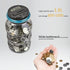 Teal Simba digital coin counting money saving jar bank for coins, designed for organizing and saving cash.