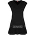 Black Jasper Gothic Rock stud waist mini dress in black, featuring a fitted silhouette and edgy studded details.