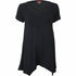 Black Jasper urban fashion smock tunic casual top, loose-fit T-shirt with relaxed style and soft fabric, worn as a versatile casual shirt.