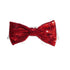 Lime Aeneas Felix Bow Tie for pets, navy blue with white polka dots, stylish accessory for dogs or cats.