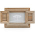 Lilac Erebus driftwood photo frame with shutter, decorative gift item showcasing natural wood design and vintage shutter detail.