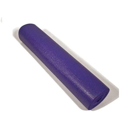 Alabaster OMSutra Studio Yoga Mat 6mm Deluxe in purple, textured surface for comfortable indoor yoga practice.