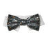 Lime Aeneas Sparky pet bow tie in vibrant colors, stylish accessory for dogs or cats, shown on a pet.
