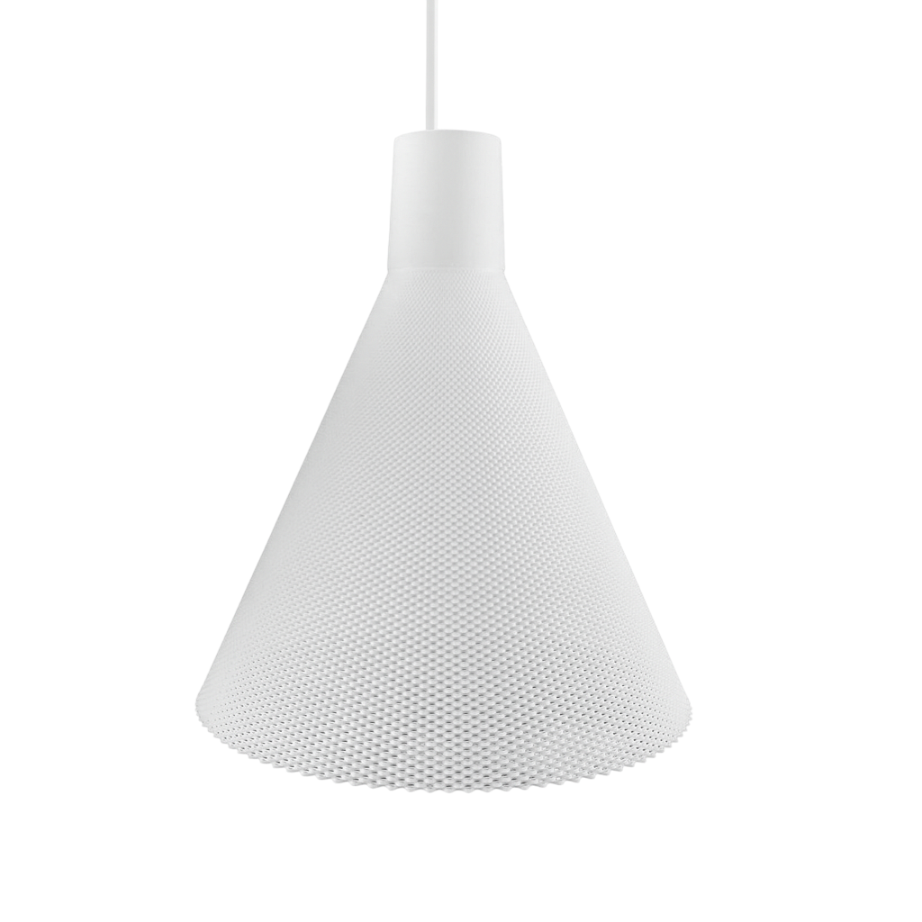 Azure Pontus Conea Light in white, modern lighting fixture with sleek design and smooth finish.
