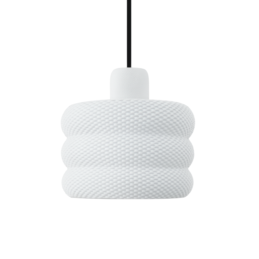 Black Luminous Hive Pendant Lamp by Azure Pontus, modern lighting fixture with a geometric, honeycomb-inspired design.