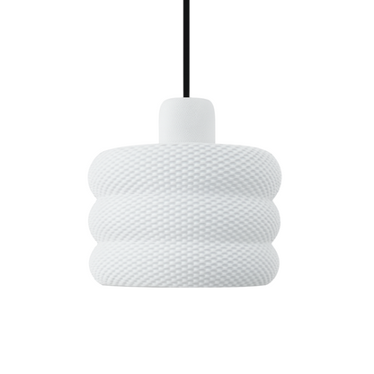 Black Luminous Hive Pendant Lamp by Azure Pontus, modern lighting fixture with a geometric, honeycomb-inspired design.