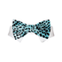 Lime Aeneas Roberto Aqua bow tie for pets, featuring a stylish aqua-colored fabric, perfect for dressing up your pet.