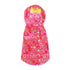 Lime Aeneas Serena pet raincoat in size PRRC_L, lightweight waterproof jacket with adjustable hood for pets.