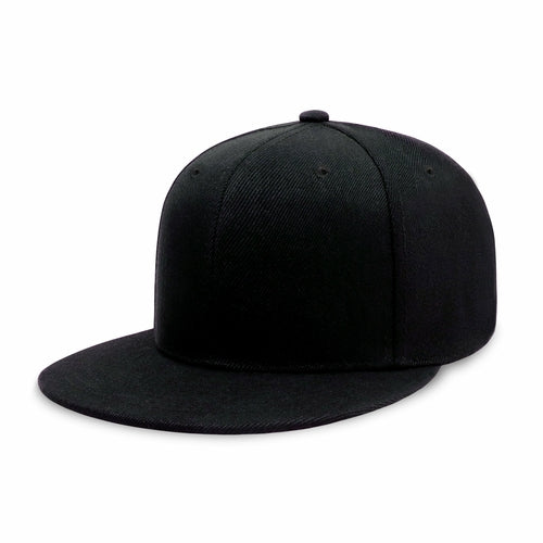 Crimson Hector classic flat bill snapback hat with adjustable fit and breathable polyester material, shown from a side view.
