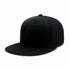 Crimson Hector classic flat bill snapback hat with adjustable fit and breathable polyester material, shown from a side view.