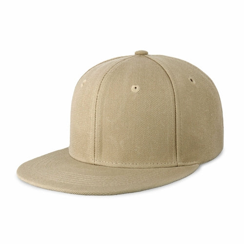 Crimson Hector Classic Flat Bill Snapback hat with adjustable polyester fit and breathable design, shown from a side angle.